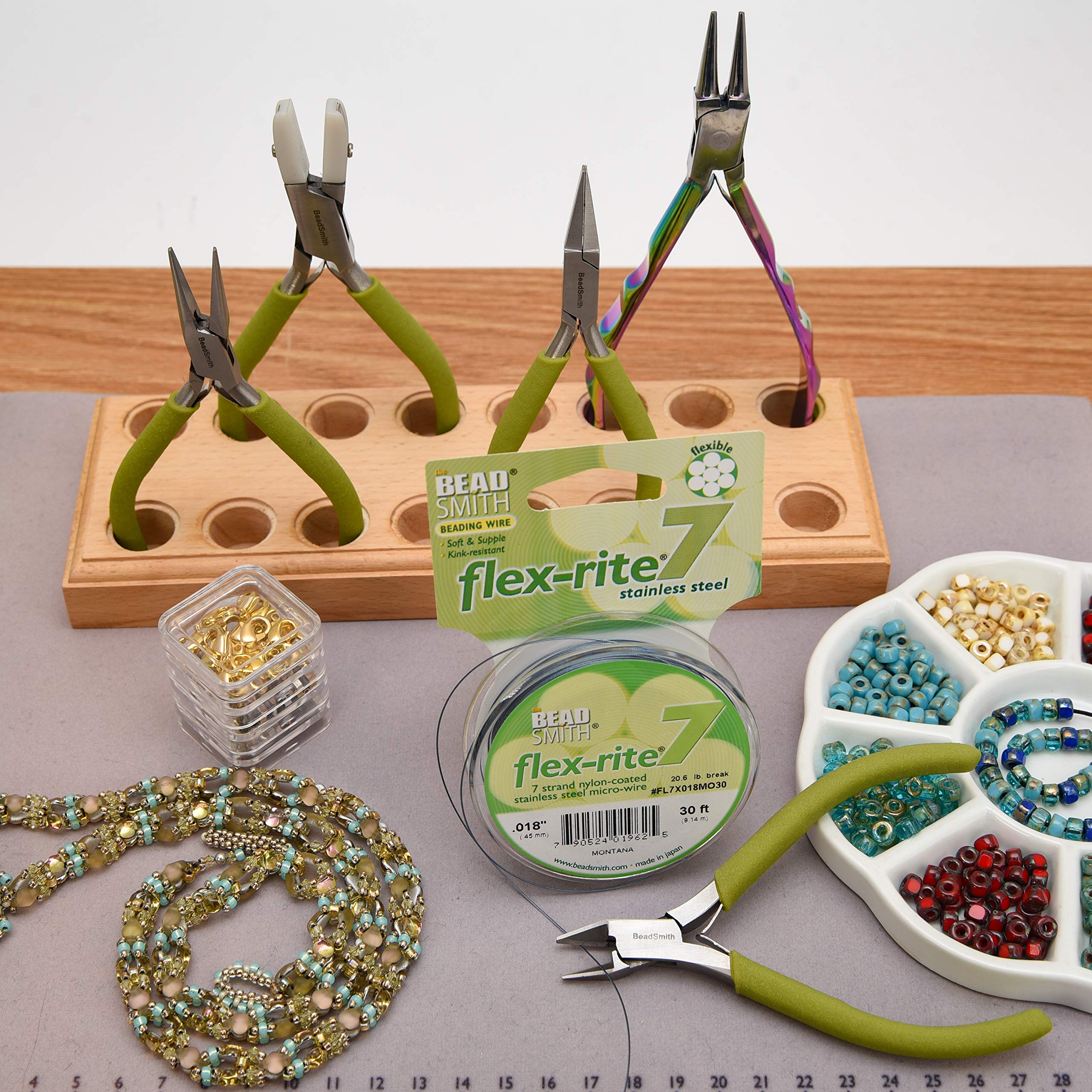 Alambre Para Joyería BeadSmith Flex-Rite | 7, 21 O 49 Hebras | Acero Inoxidable Premium 9m