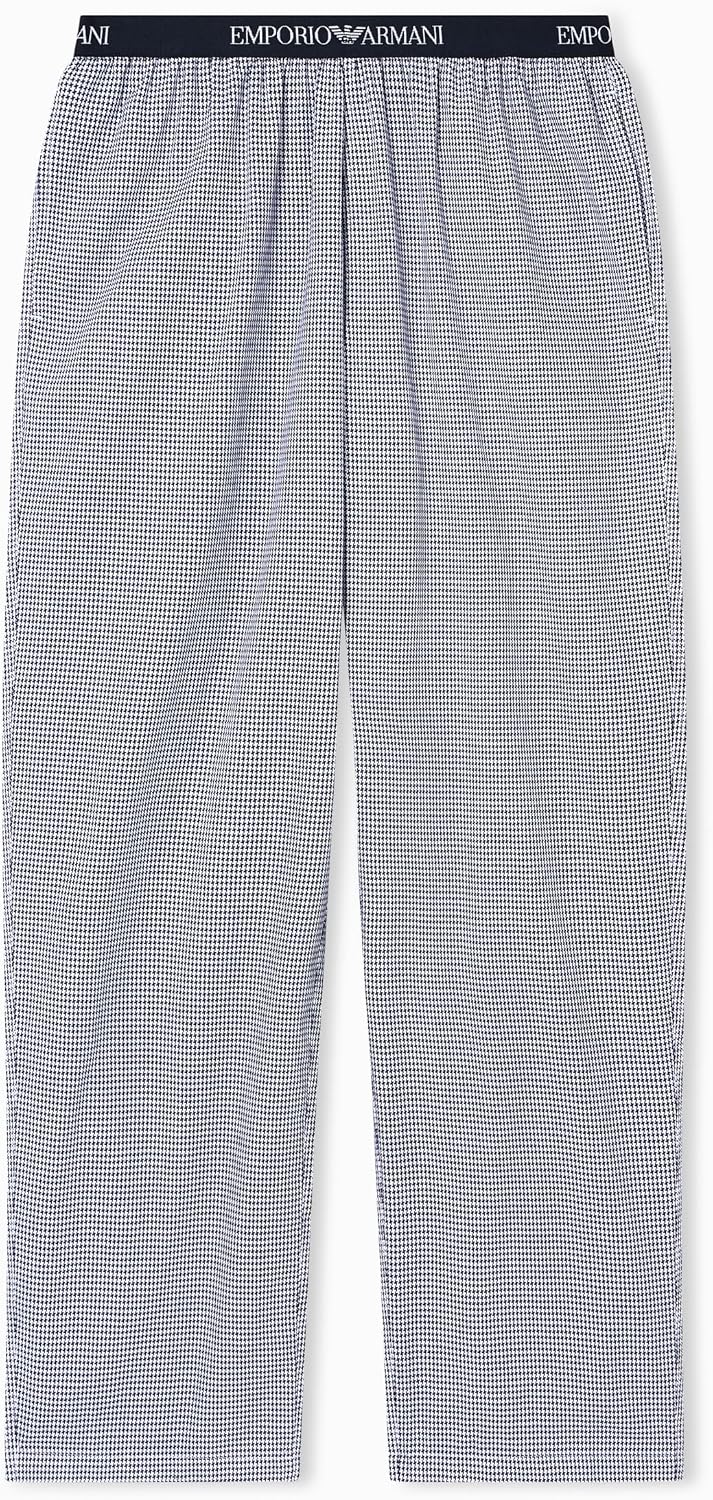 Emporio Armani Men's Classic Logo Elastic Waistband Pajama Pants