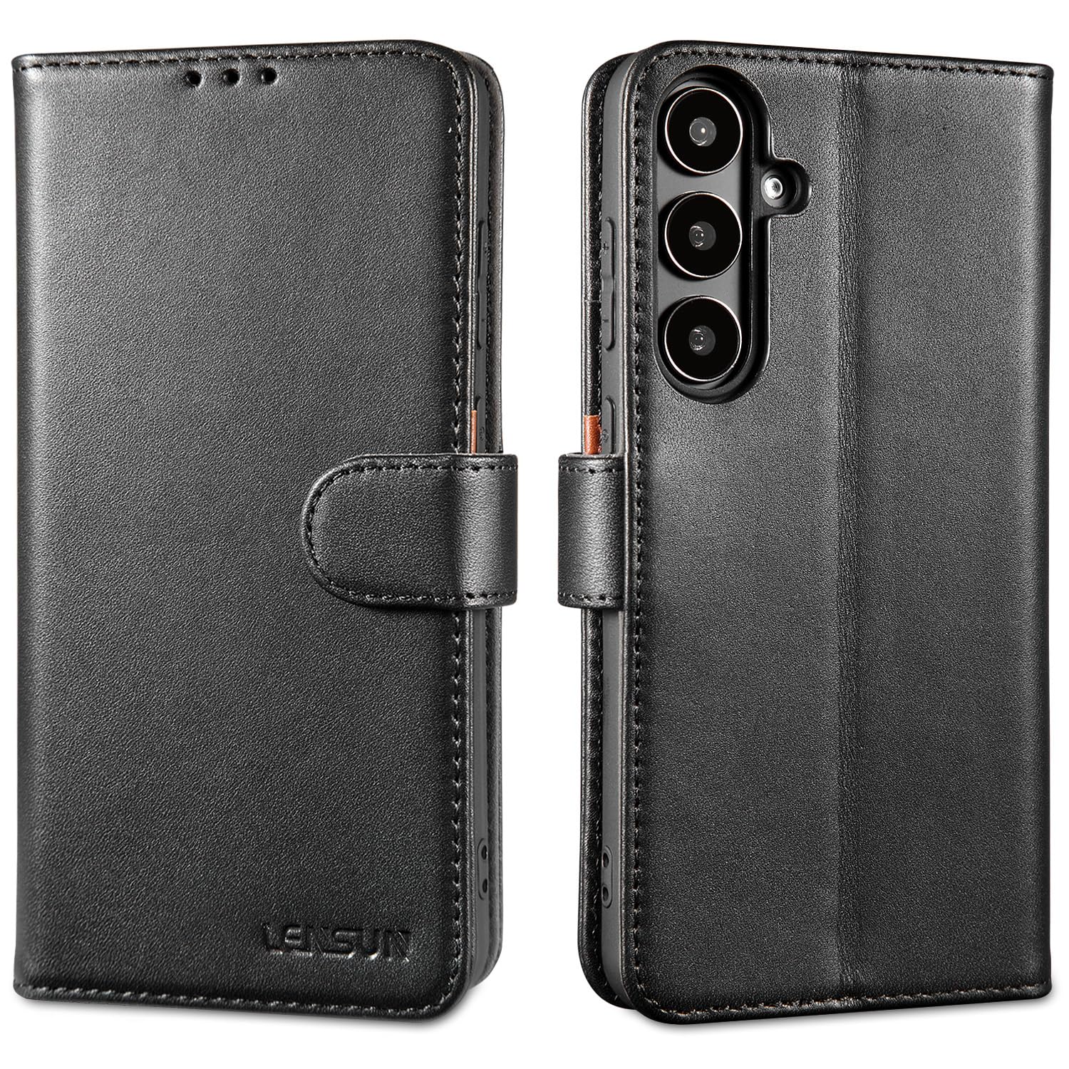 Étui pour Samsung Galaxy S24 Plus antichoc cuir RFID noir - 7