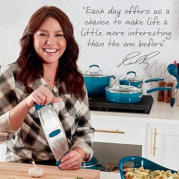 Rachael Ray Multi Stainless Steel Grater, Marine Blue