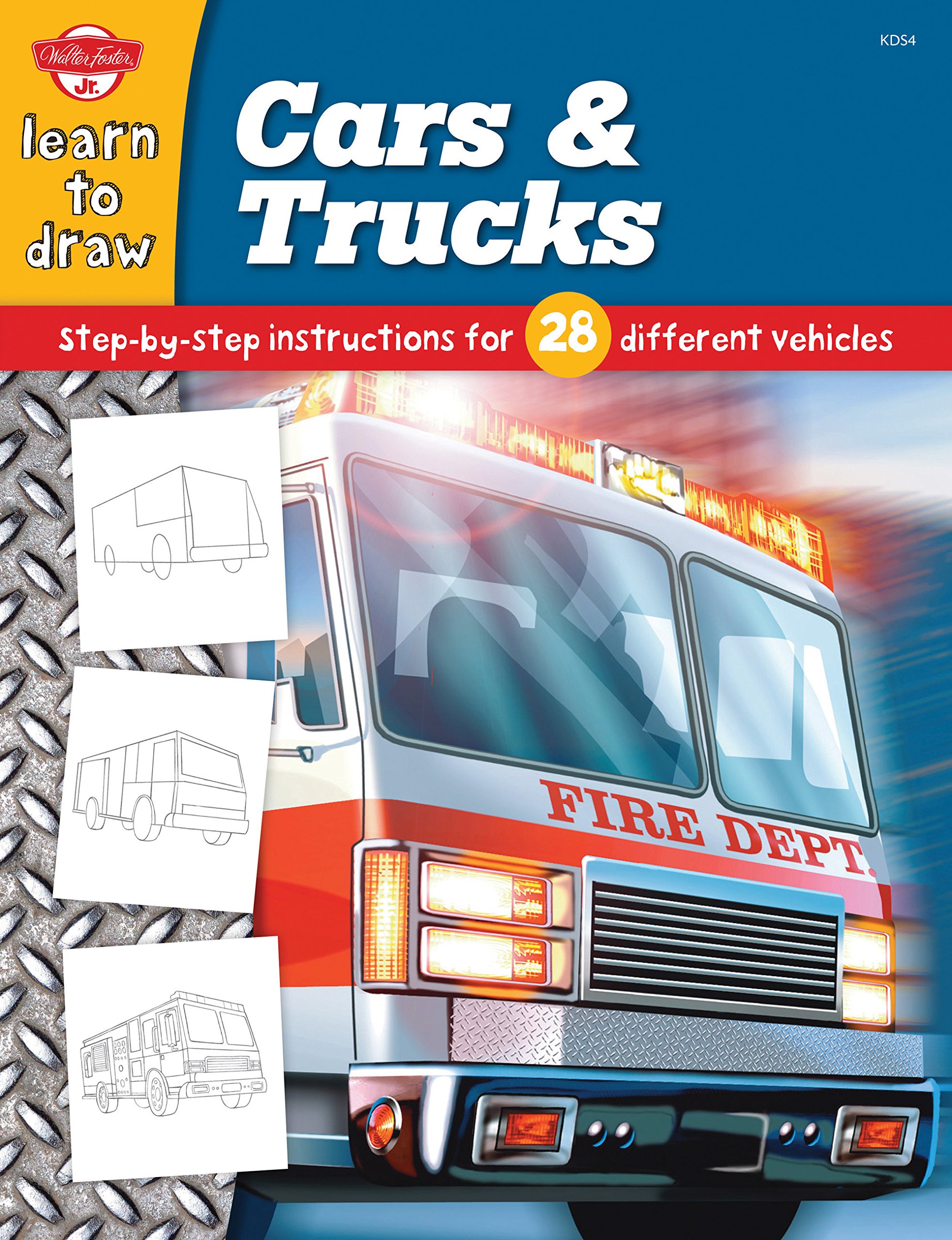 Cars & Trucks: Step-by-step instructions for 28 different vehicles (Learn to Draw)