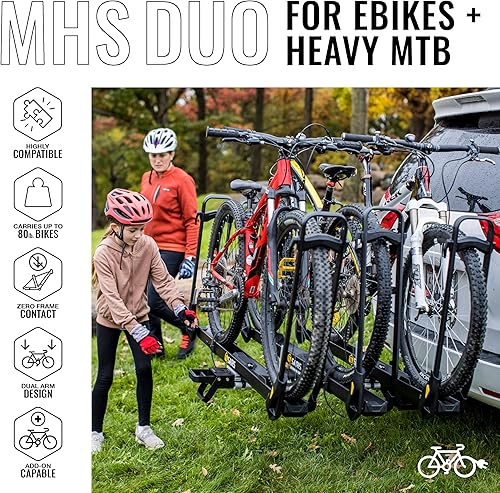 Miniatura 3 de Saris MHS - Sistema de enganche modular para automóviles, camiones y SUV, portabicicletas de aluminio mecanizado de precisión