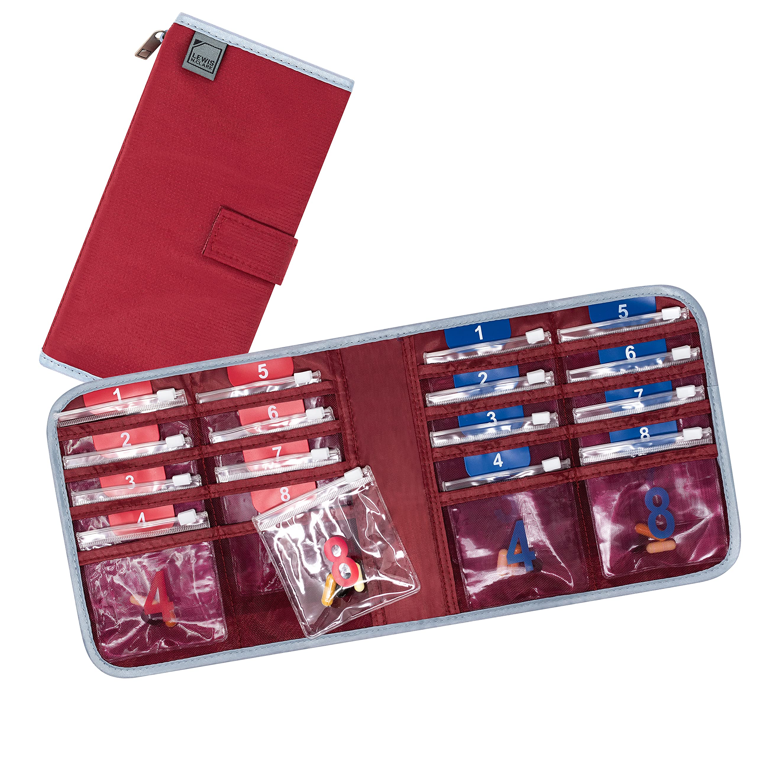 Amazon.com: Lewis N. Clark Travel Pill Organizer, for Vitamins