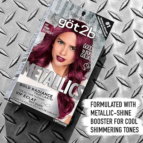 Vista 48 de Got2b Metallics - Tinte permanente para el cabello, color rosado Sakura M84 Rosa (Sakura Pink)