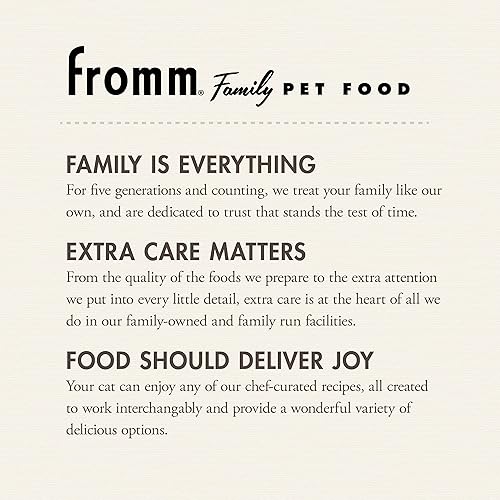 Miniatura 7 de Fromm Four-Star Nutritionals - Comida húmeda prémium para gatos con paté de pavo y calabaza, receta de pavo, caja de (12) latas de 5.5 onzas