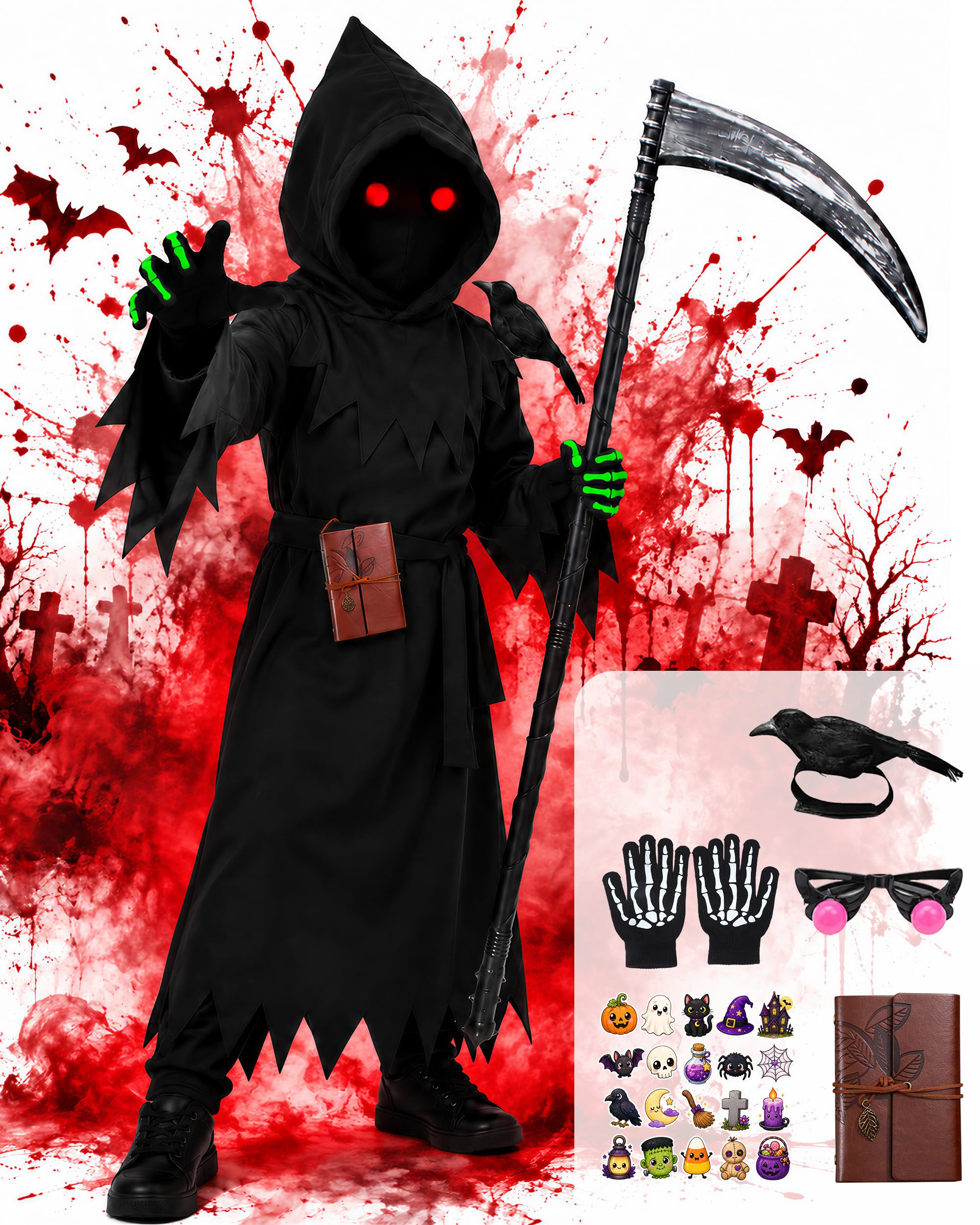 Lucky Merit Kids Halloween Costume --27 Pcs