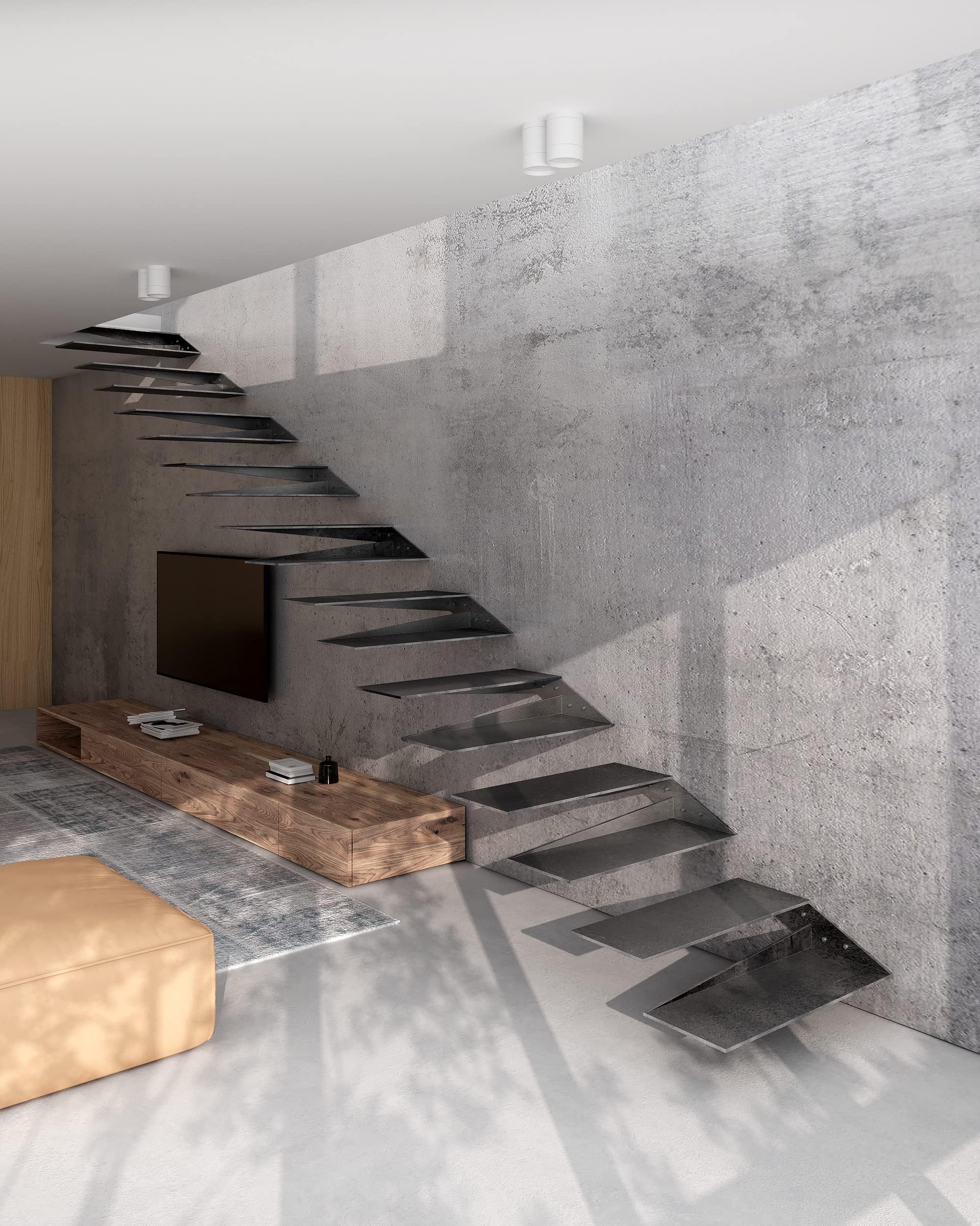 Scala Scaletto 4 Gradini Per Uso Professionale In Alluminio Certificazione Portaoggetti