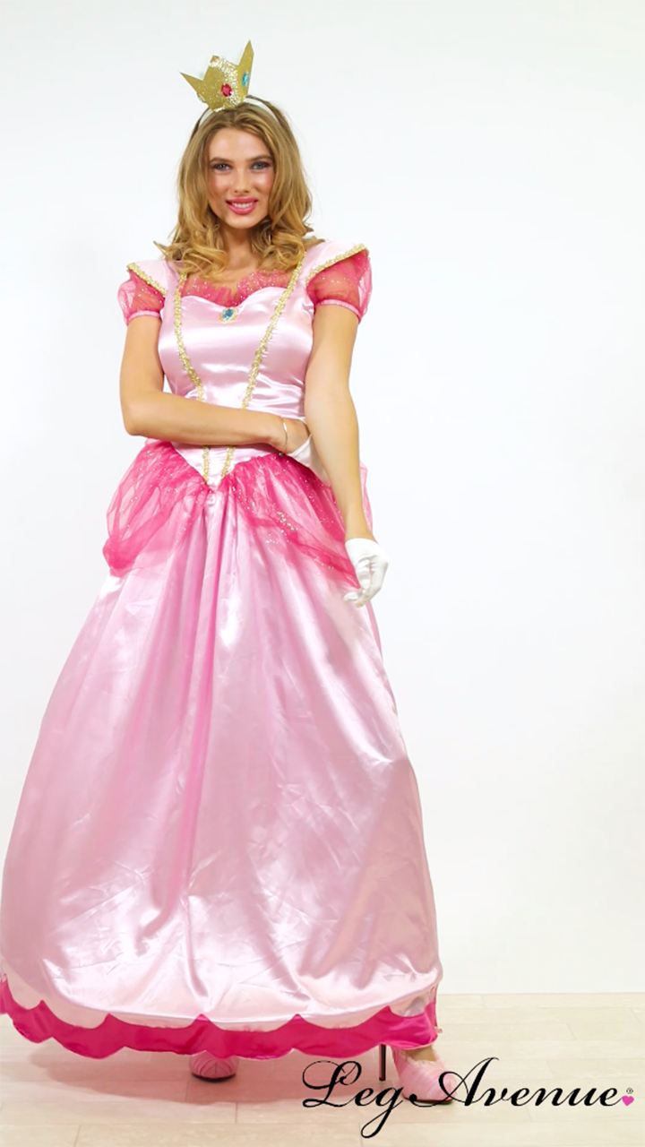 pink princess dress adult Adult, Halloween Costumes Woman puffed sleeves Women's Pink Princess Cosplay Costume