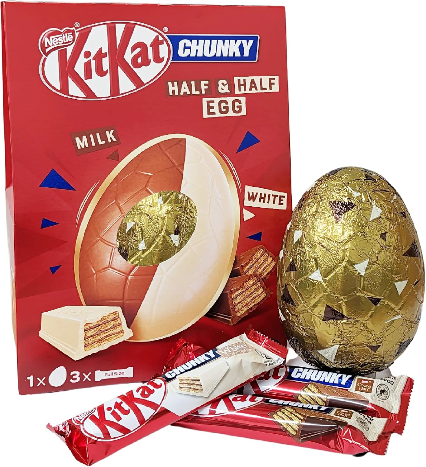 Nestle KitKat Easter Eggs Bundle Extra Large Milk Chocolate KitKat