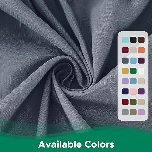 Miniatura 6 de Biscaynebay - Faldón de cama envolvente matrimonial y matrimonial XL de 15 pulgadas, volantes elásticos ajustables, gris oscuro, antiarrugas y