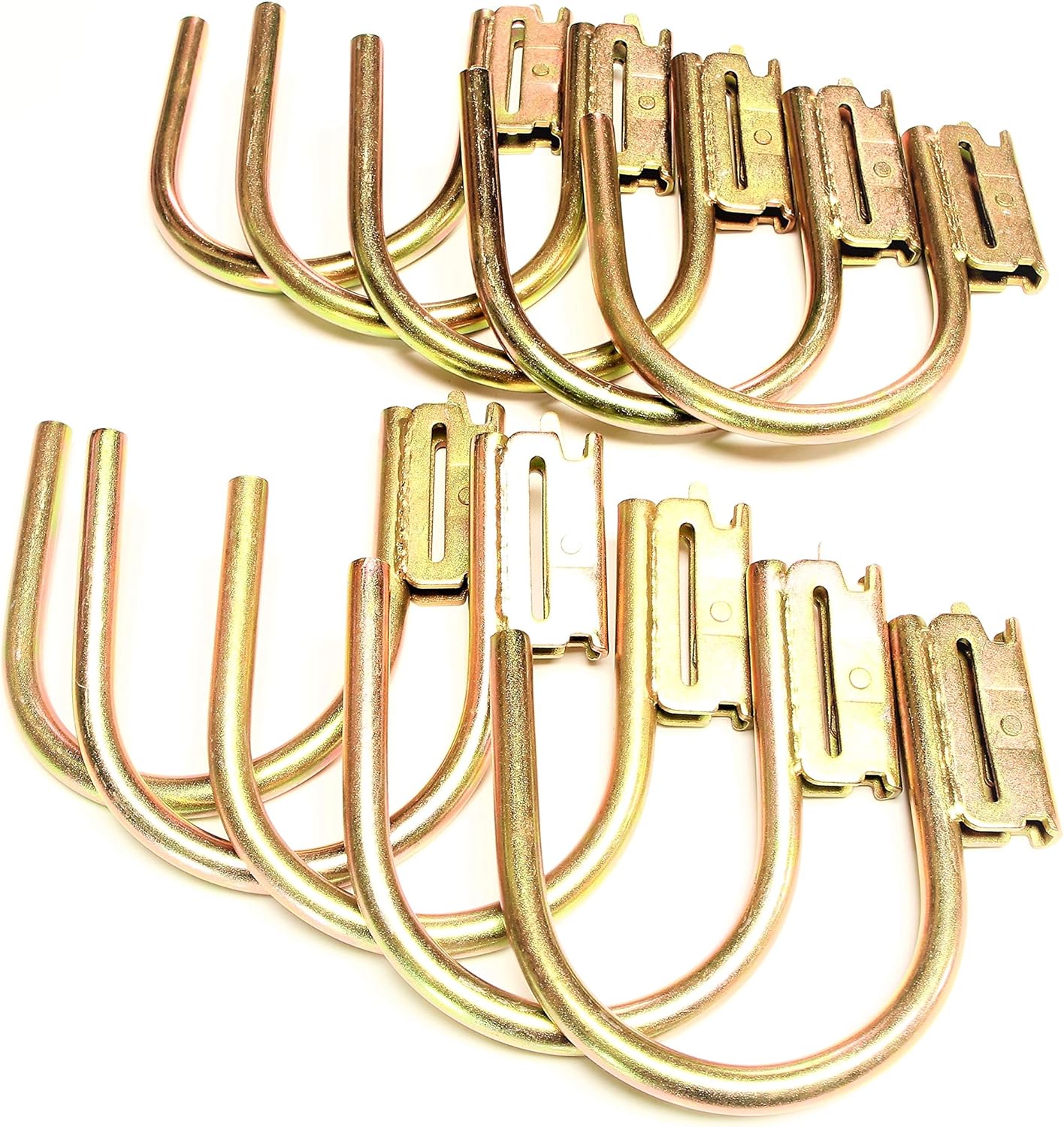 WorldPac (Pack of 10) Heavy Duty E Track 5" Finger J Hook Fitting Enclosed Trailer Cargo Management