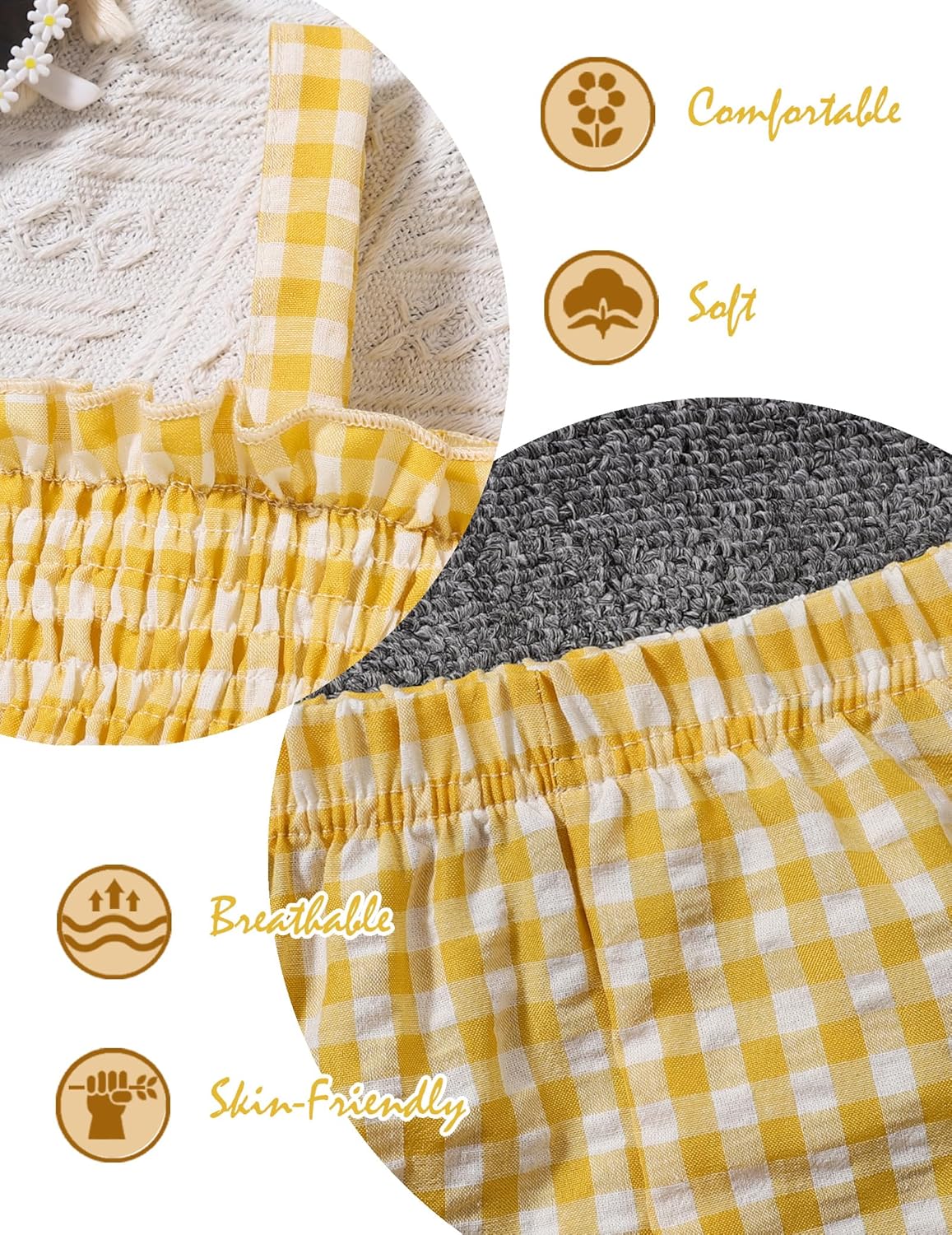 Toddler Girl Clothes Baby Girl Summer Outfits Ruffle Sleeveless Shirts Tops Shorts Set for Girl Clothing - Image 6