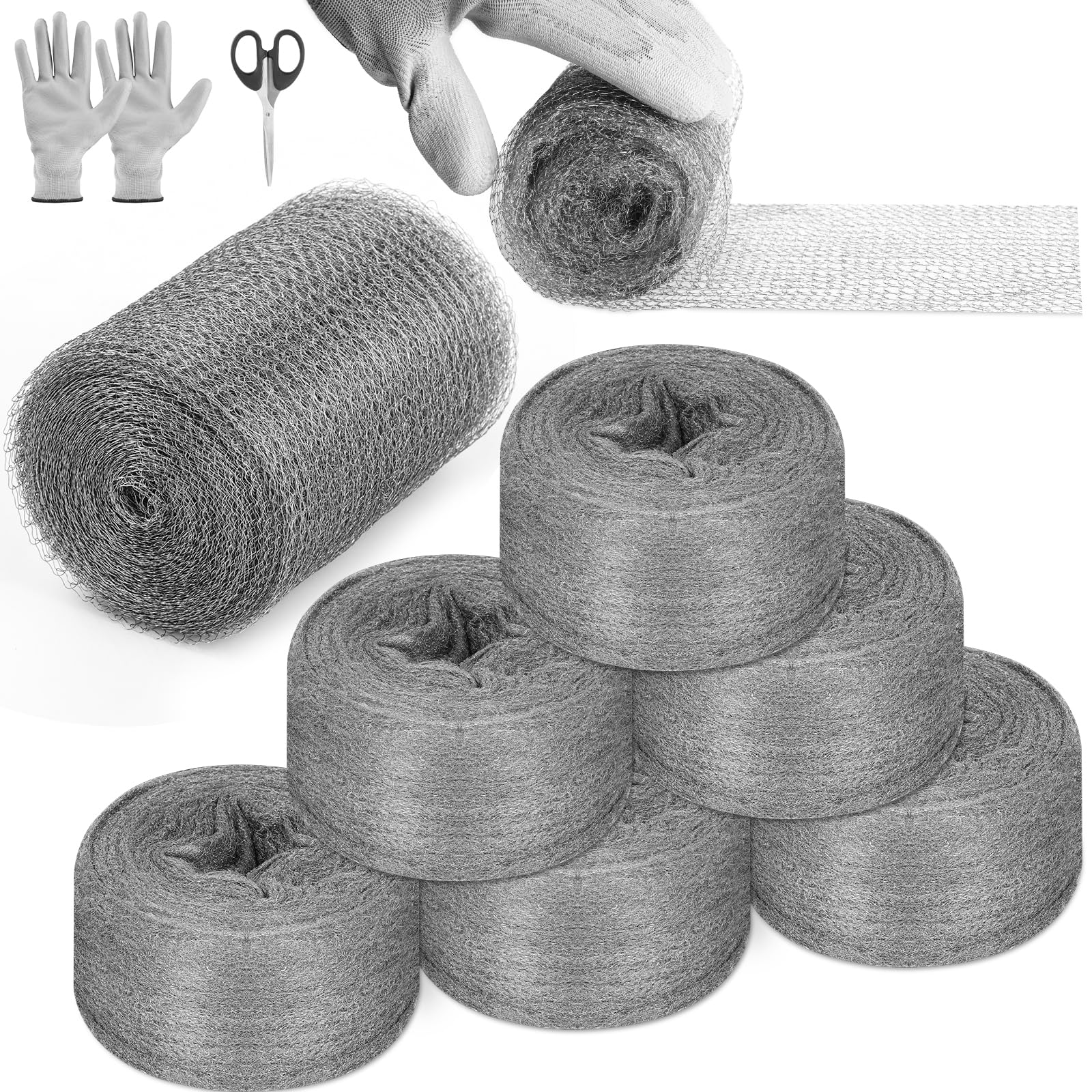Steel Wool Mouse Control Kit - Pest Barrier -10