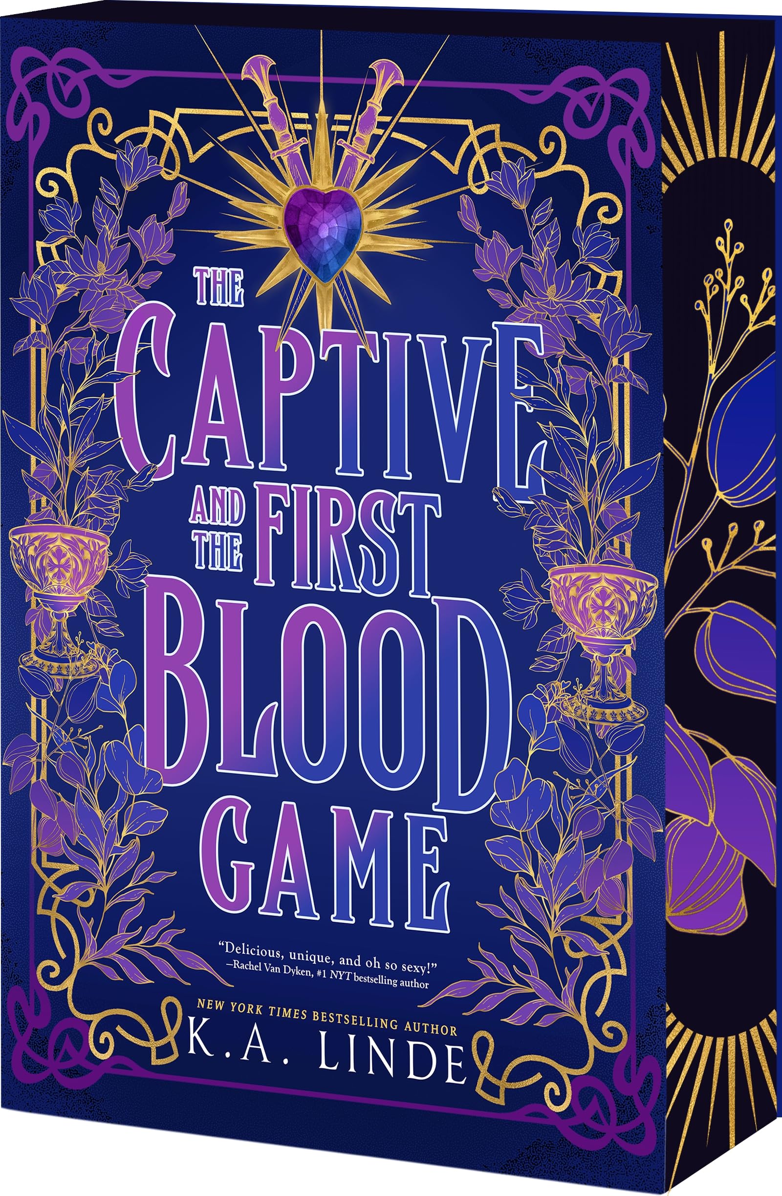 Cover of The Captive and the First Blood Game (Blood Type, 2)