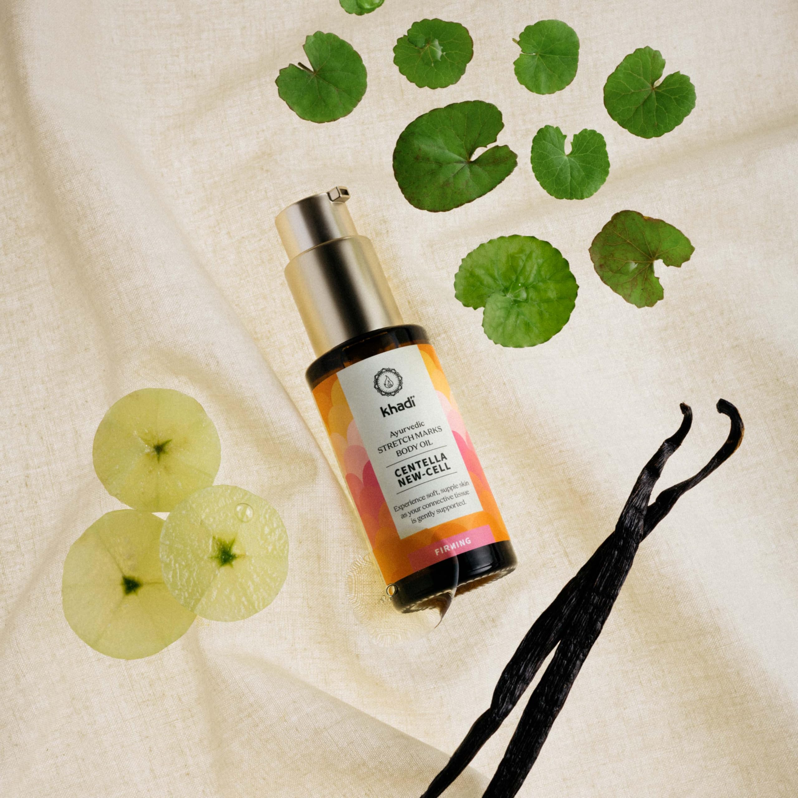 KHADI aceite elixir ayurveda centella do codziennego stosowania 50 ml