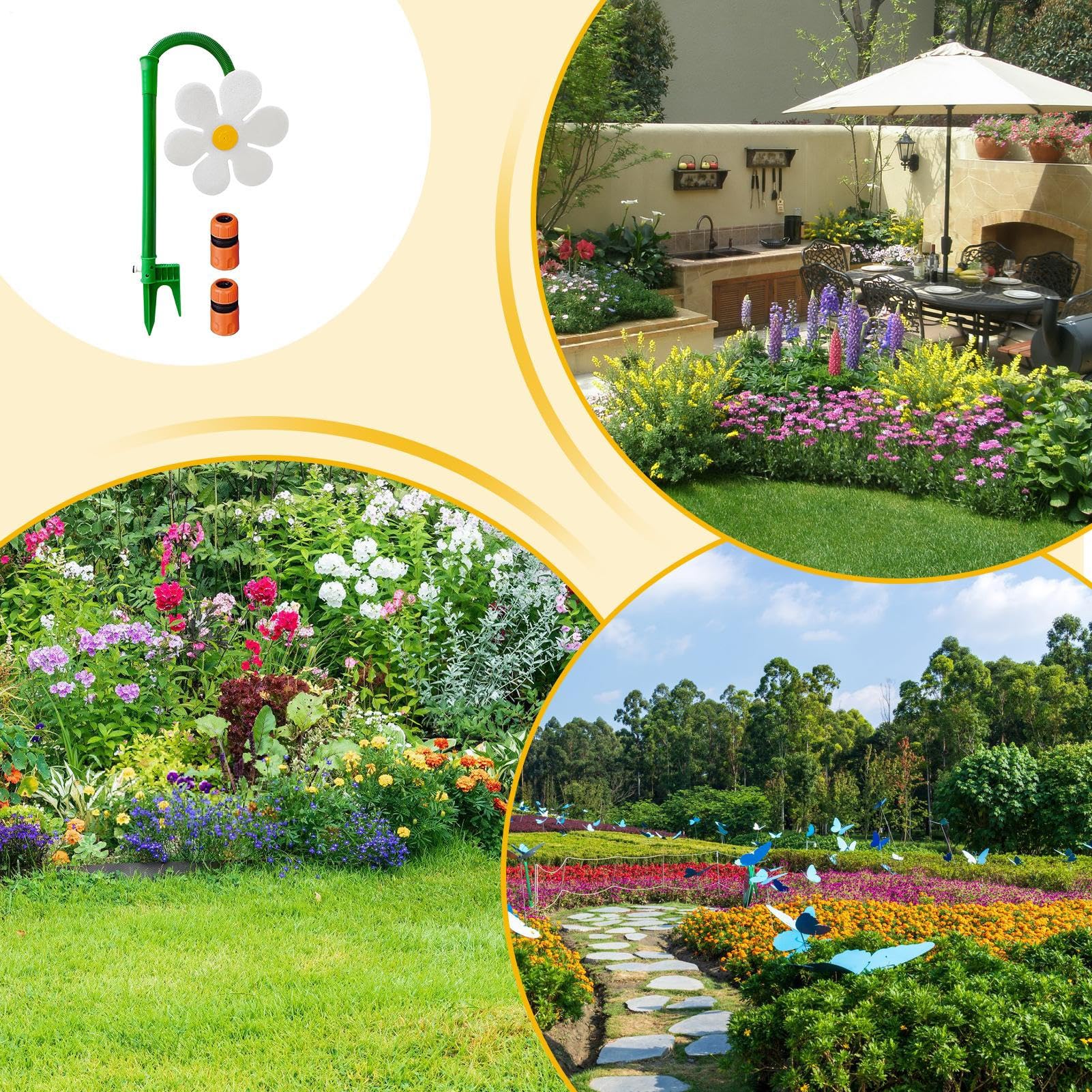 - Arroseur de Jardin pour - Système d'irrigation - Jouet pulvérisateur pour et Chiens - Été
