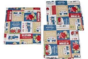 Lippert Vinyl Tablecloth Bench Cover Set for Camping and Picnics - Perfect for Outdoor Gatherings!