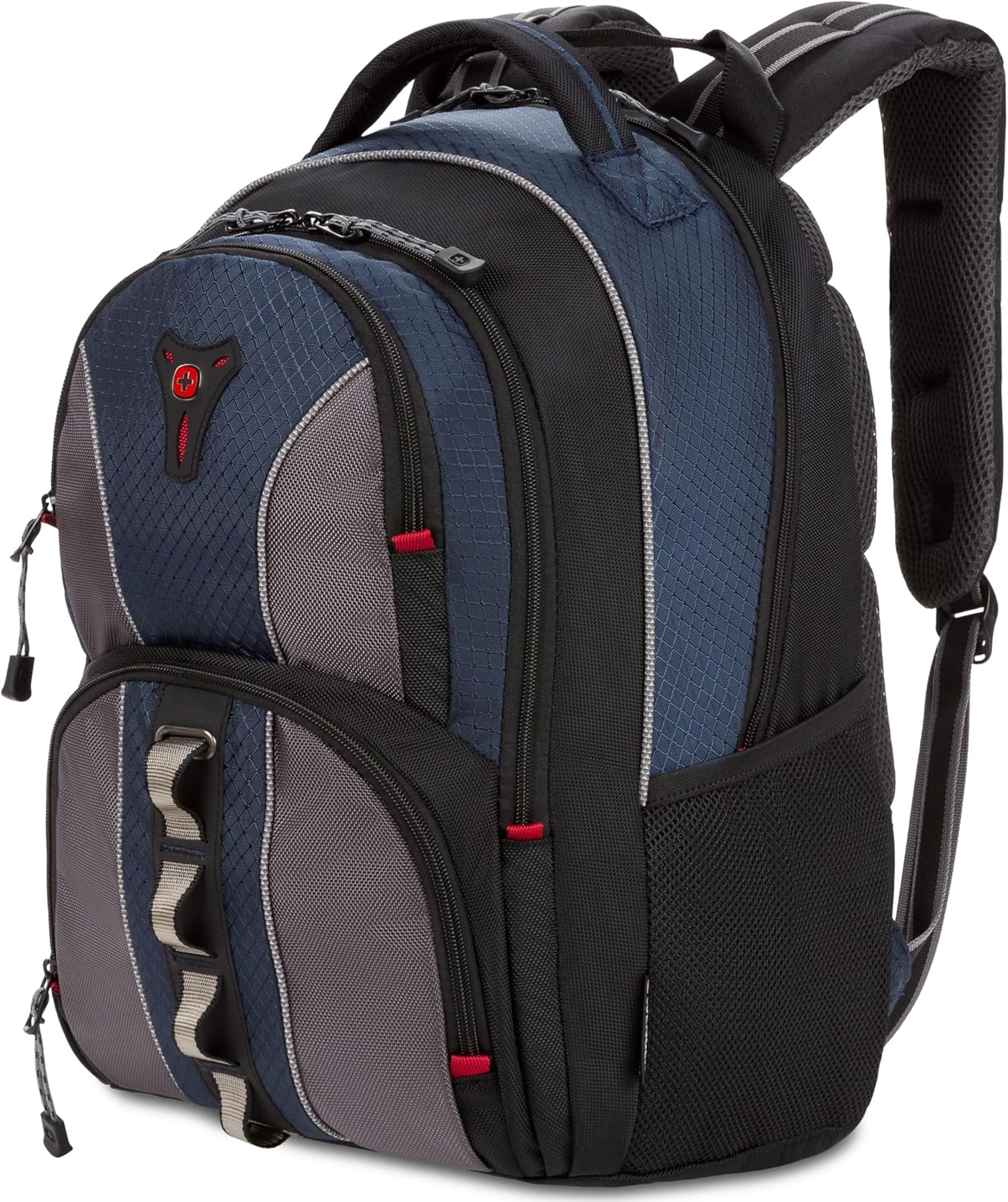 Wenger Cobalt Laptop Backpack, Fits 16 inch Laptop, Men's and Women's, Blue/Grey