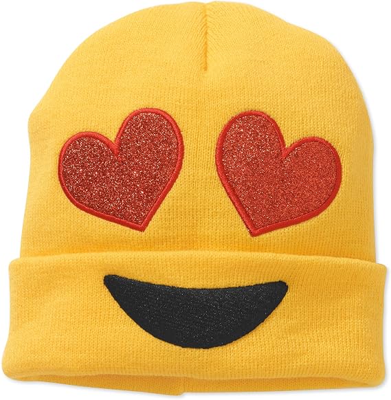 Heart Eyes Emoji Beanie : Amazon.ca 