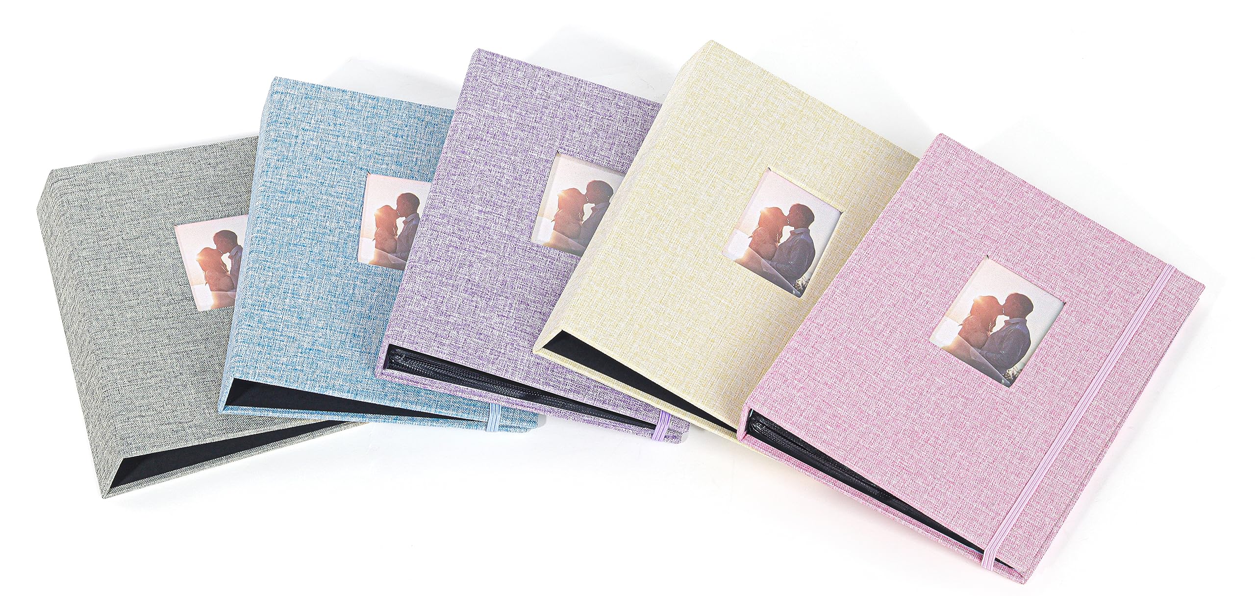208 Pockets Mini Film Photo Album Book for 3x2 inch Fujiflim Instax Mini Evo Hybrid 7s 8 25 50s 90/ Pringo 231/ Instax SP-1/ Polaroid PIC-300P/ Z2300 Films (Grey) 4