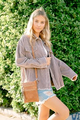 Small Lightweight Shoulder Bag for Women, Mini Multi Zipper Pocket Crossbody Handbag with Adjustable strap