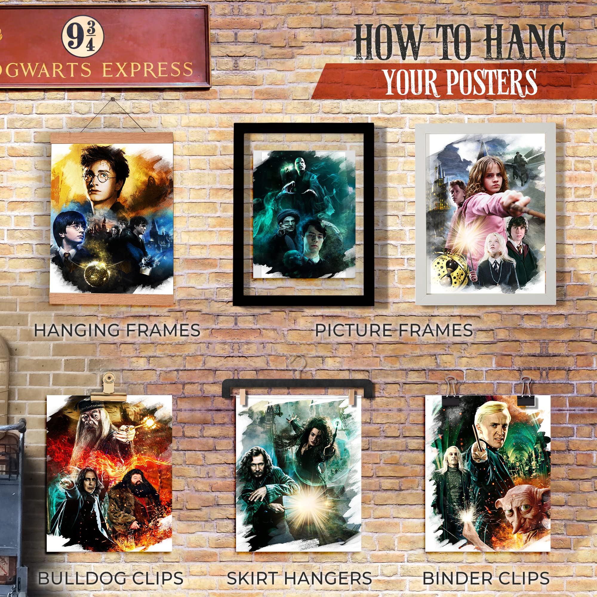 Buy JUMANT Wizarding World Art inspired by Harry Potter Poster