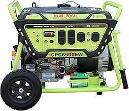 Green-Power America GPG6500EW 6500W Pro Series Recoil Electric Start Generator - coolthings.us