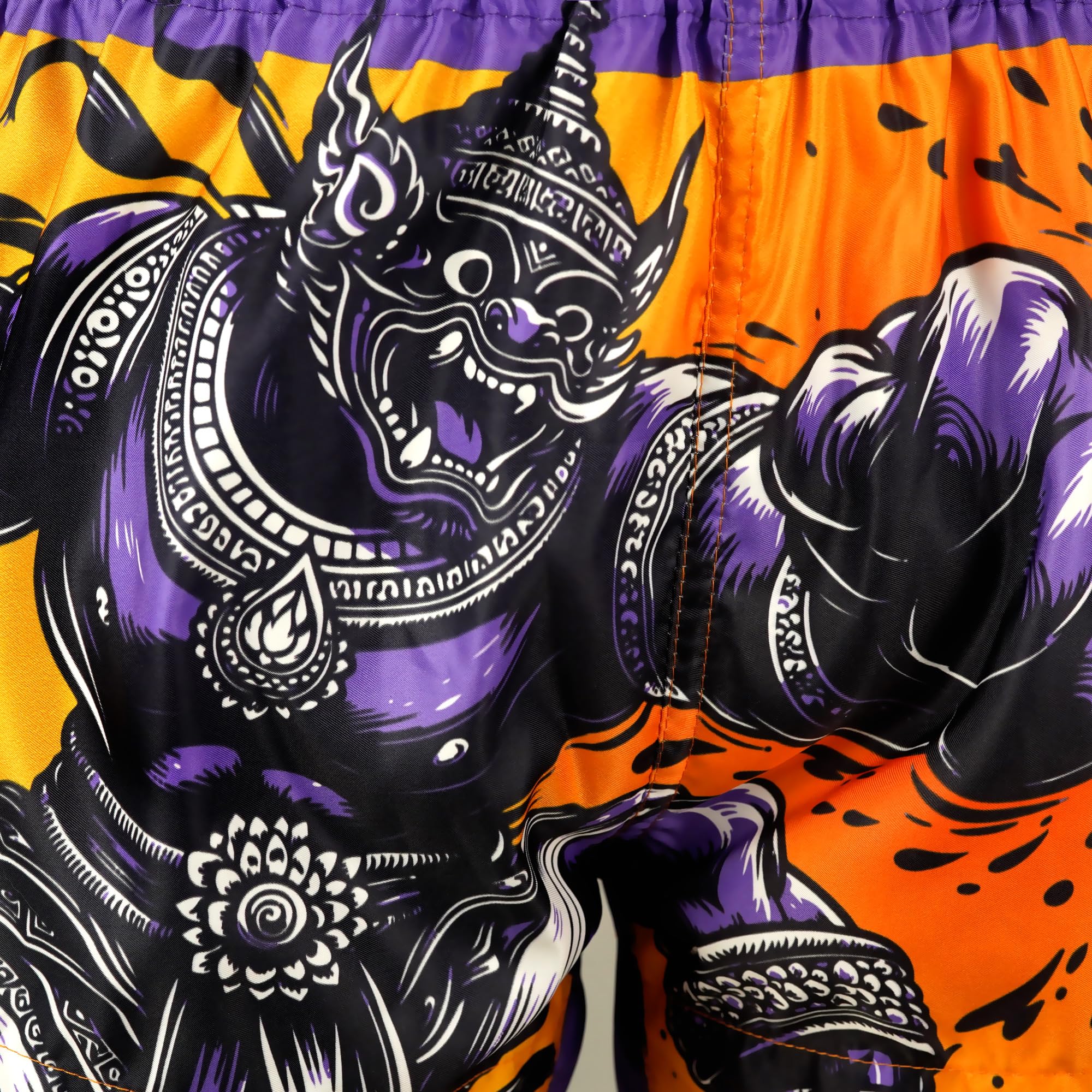 Tuff Sport Pantalones cortos de boxeo para Muay Thai, estilo tradicional, para entrenamiento de artes marciales mixtas