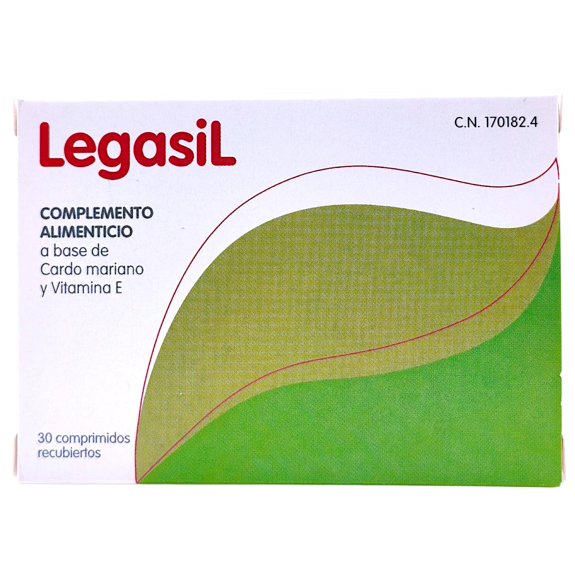 Legasil 30 Comprimidos - Suplemento Hepatoprotector y Detox con Cardo Mariano (Silimarina) y Vitamina E - Depuración del Hígado y Acción Antioxidante
