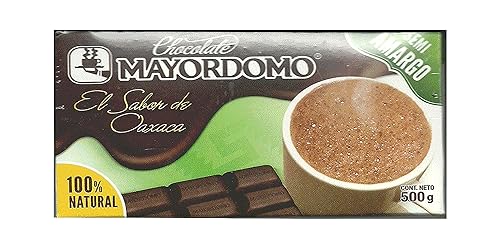 Chocolate El Mayordomo. El sabor de Oaxaca (Semi Bitter, 17.64 oz)