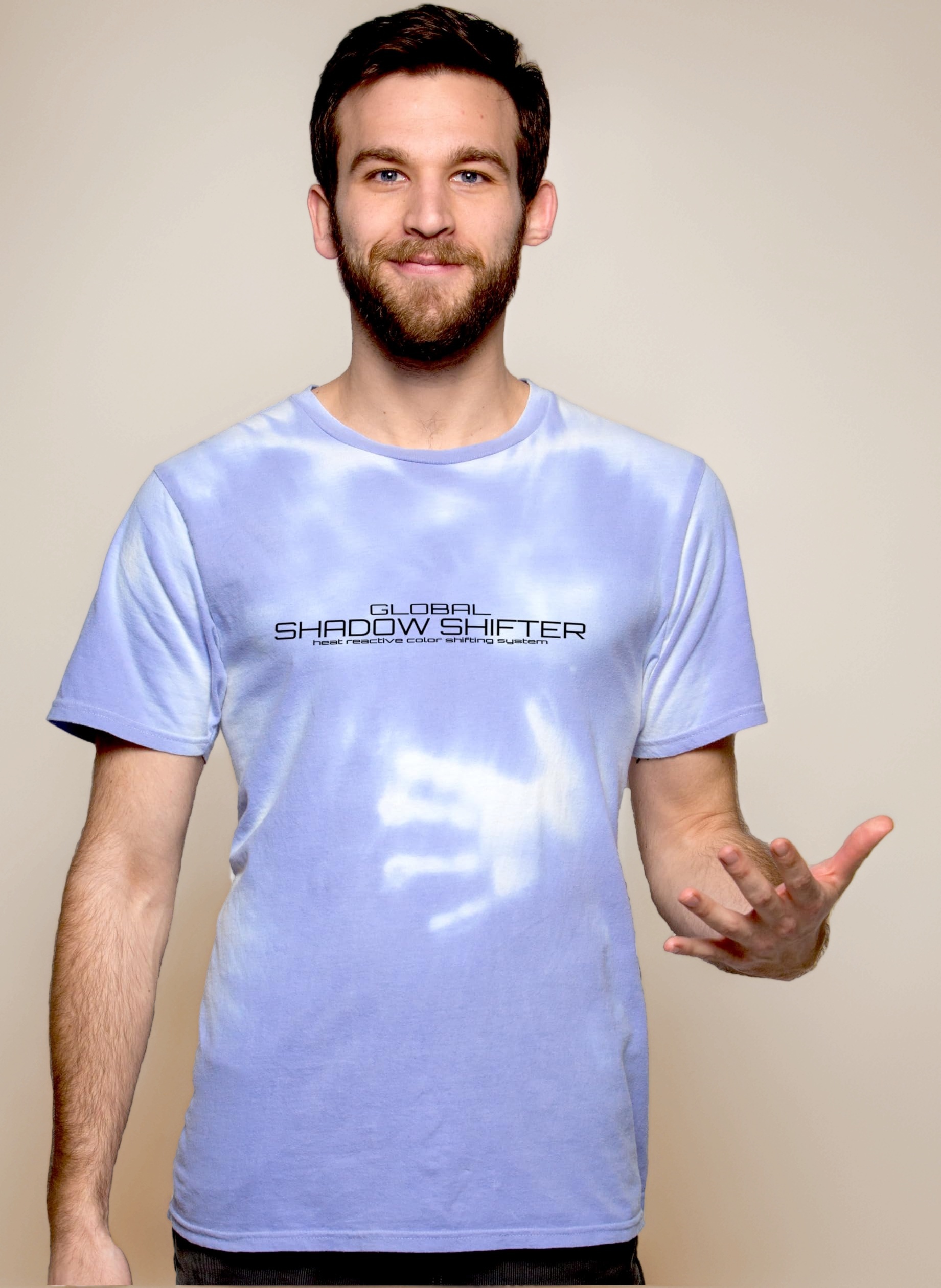 Shadow Shifter Global Colour Changing Adult Short Sleeve T-Shirts for Men and Women Heat Reactive Like 90s Hypercolour