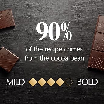 Lindt EXCELLENCE 90% Cocoa Dark Chocolate Candy Bar, 3.5 oz., 12 Pack
