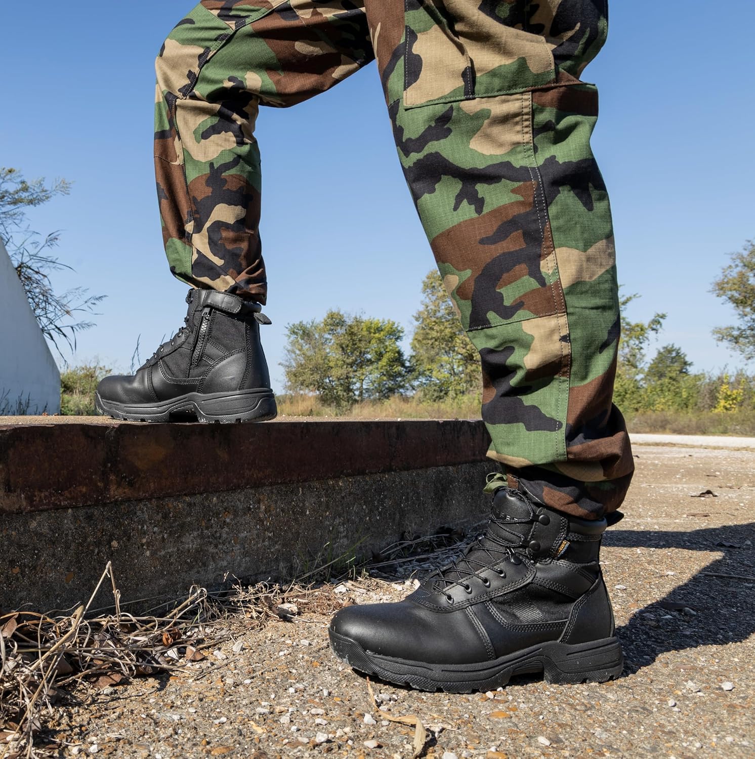 Propper mens Series 100 6" Side Zip Boot Waterproof Comp ToeMilitary and Tactical Boot