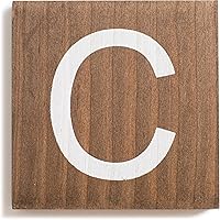 Vista 99 de Stiles Letras en Azulejos, Decoración de Pared, Letras de Crucigrama de Madera para Sala de Estar, Comedor, Cocina o Dormitorio, Letreros Familiares