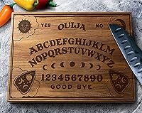 Vista 1 de Ouija Board Cutting Board - Walnut - Maple - Cherry Wood - Engraved Cutting Board - Personalized Housewarming Gift - Unique Gift Ideas