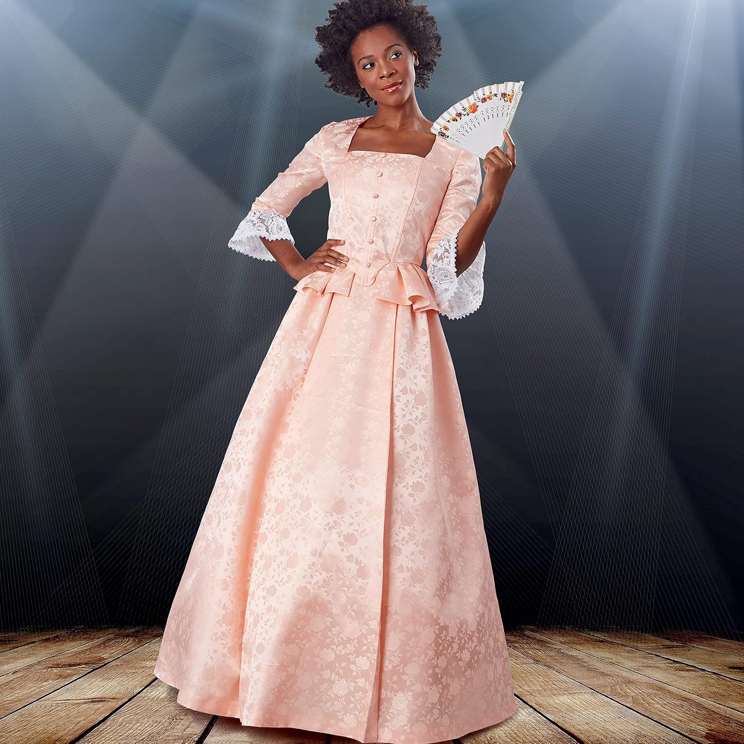 Simplicity Misses' 18th Century Costume Dress Kit, Code 9251 Sewing Pattern, Sizes 6-14, White SS9251H5