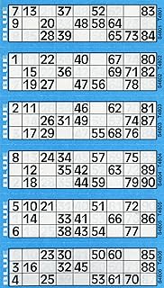 Thomas & Anca Club Supplies Ltd 12000 12 to View Bingo Flyers Bingo Tick...