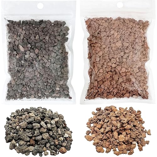 Miniature Rock Basing Kit Miniature Rock Landscape Rocks DIY Terrain Model Kit Basing Kit for Terrain Scenery Landscape Model Railroad Sand Table Material, Black and Dark Red