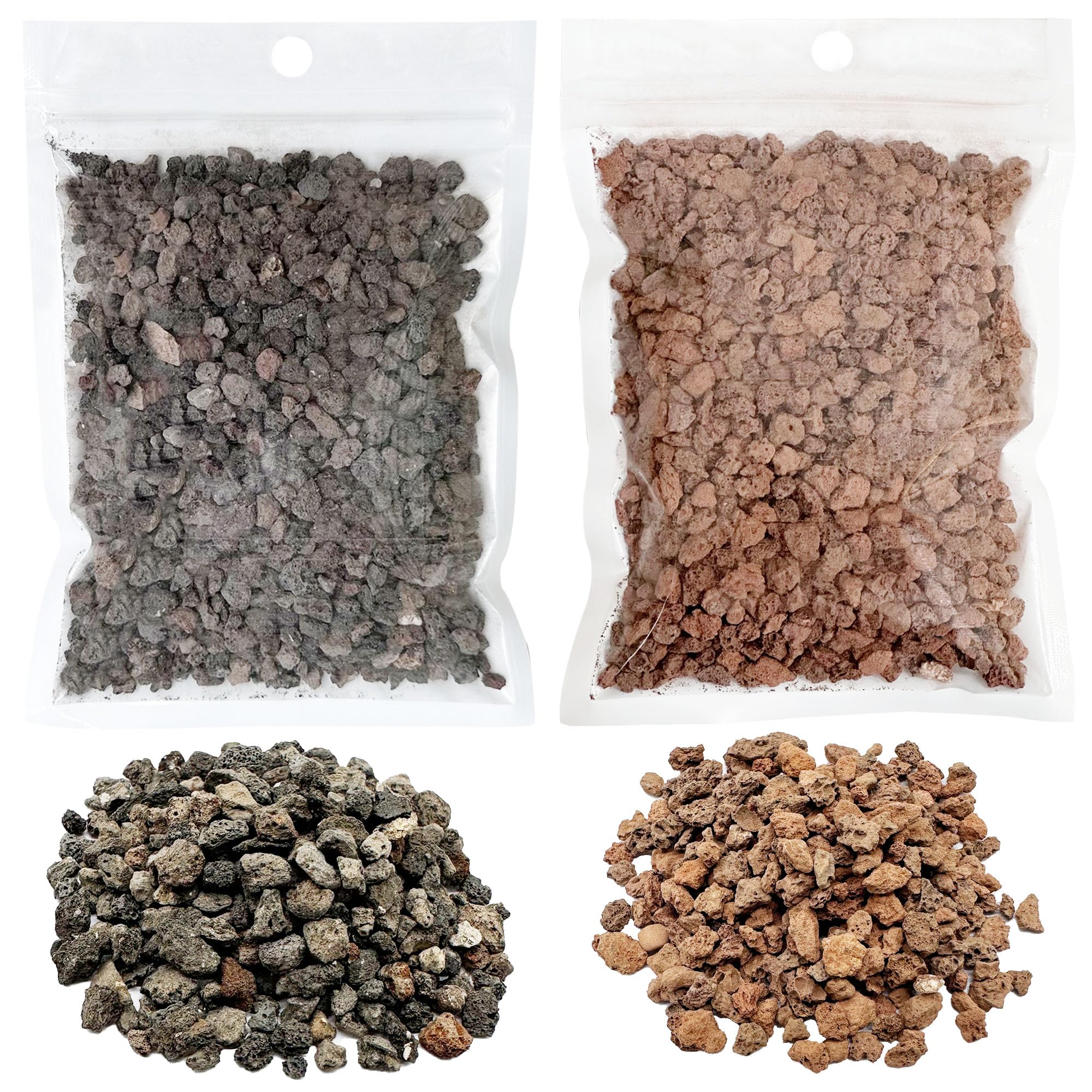 Attuslla Miniature Rock Basing Kit Miniature Rock Landscape Rocks DIY Terrain Model Kit Basing Kit for Terrain Scenery Landscape Model Railroad Sand Table Material, Black and Dark Red