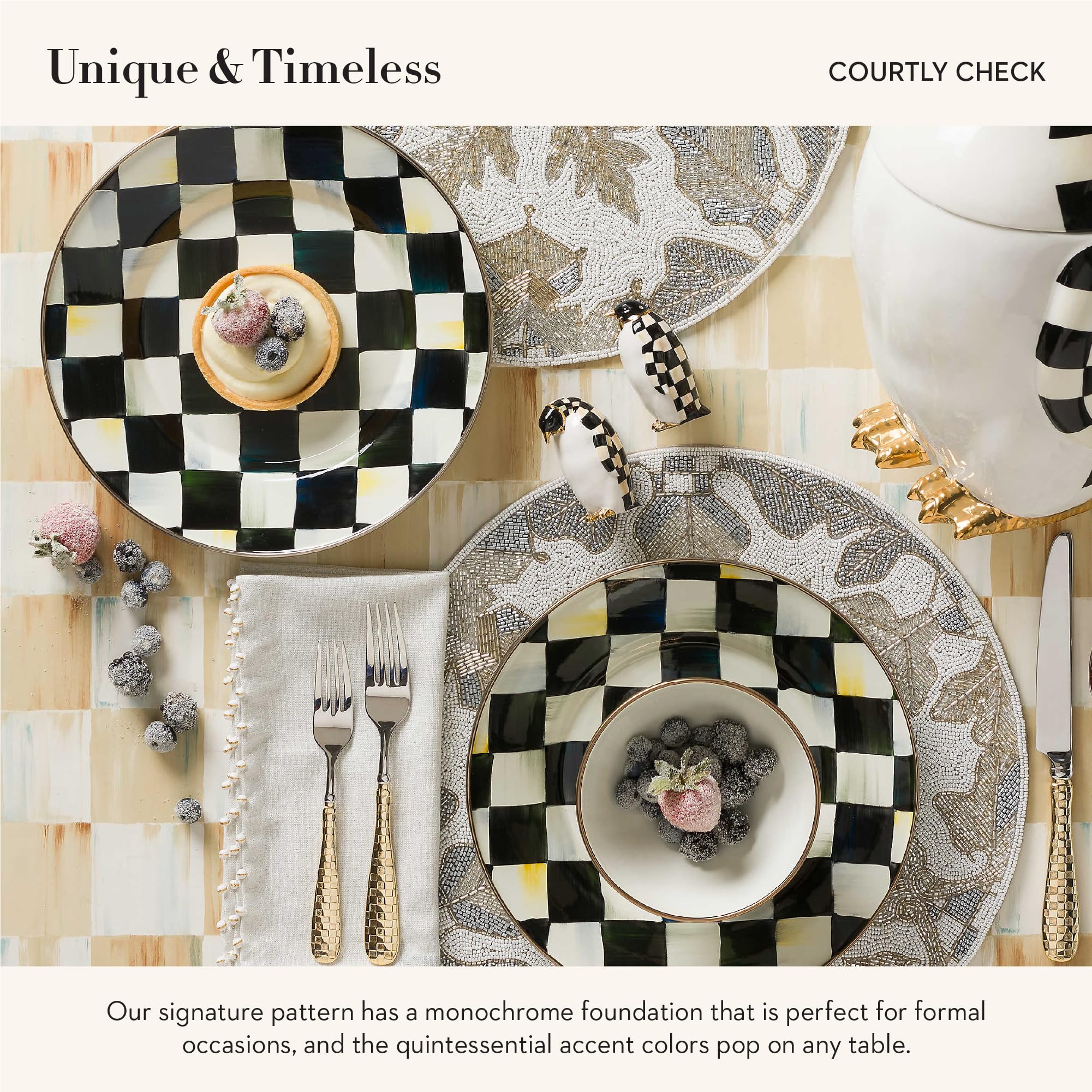 MACKENZIE-CHILDS コートリー　エナメルディナープレート Amazon.com | MACKENZIE-CHILDS Enamel Dinner Plate