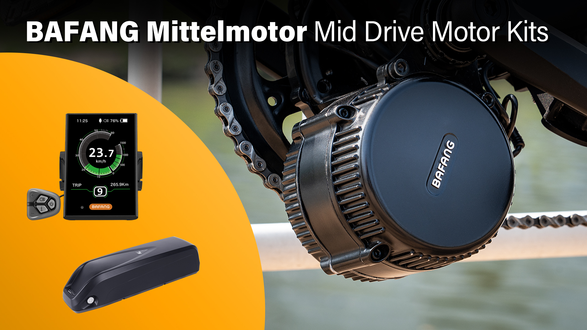 Amazon.com: BAFANG 48V 750W Mid Drive Motor Kit with C18 Display