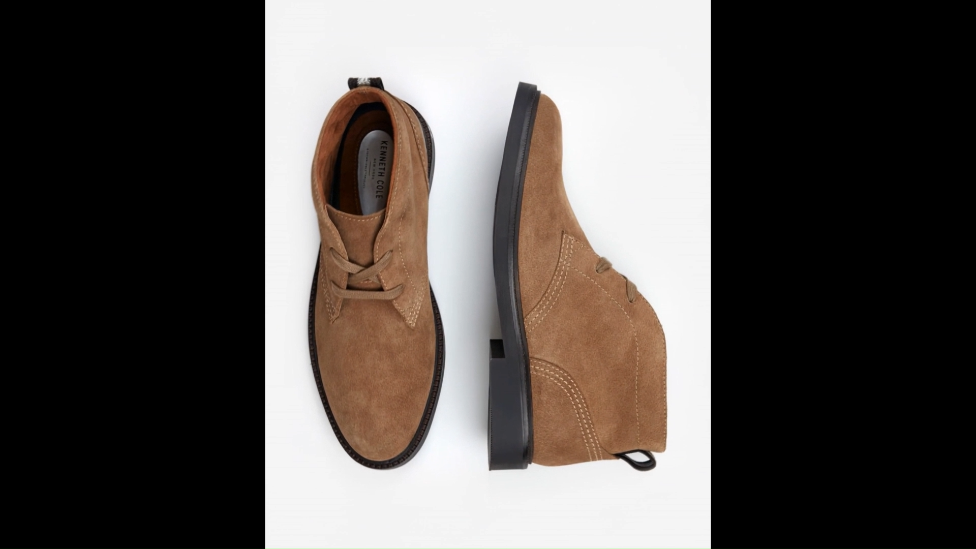 Kenneth cole new york men\'s Tan suede lace up desert boot Made In Italy Men\'s 12 Kenneth Cole Unlisted Boots for Men for Sale - Shop New  main image 2