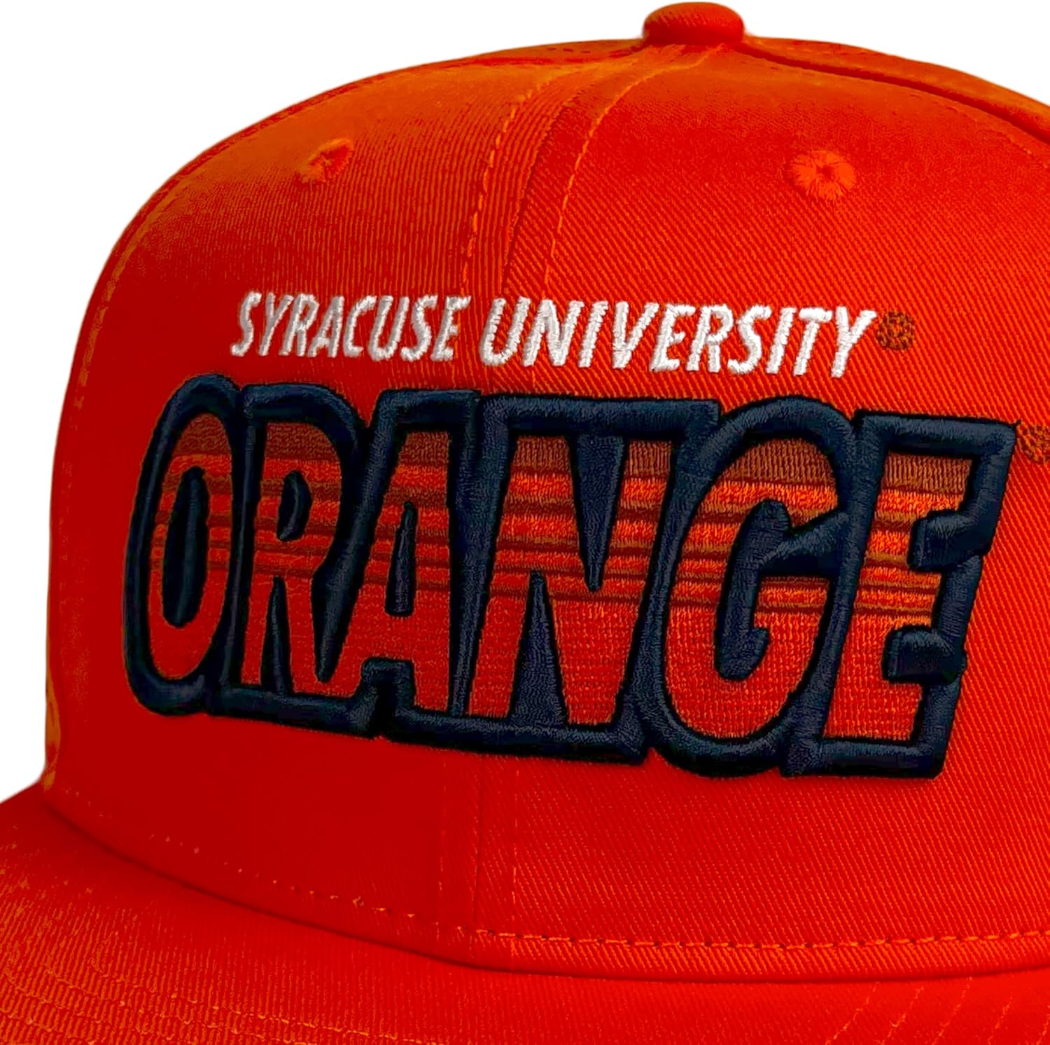 Official Collegiate Adjustable Snapback Flat Brimmed 6 Panel Hat - Gradient Team Collection