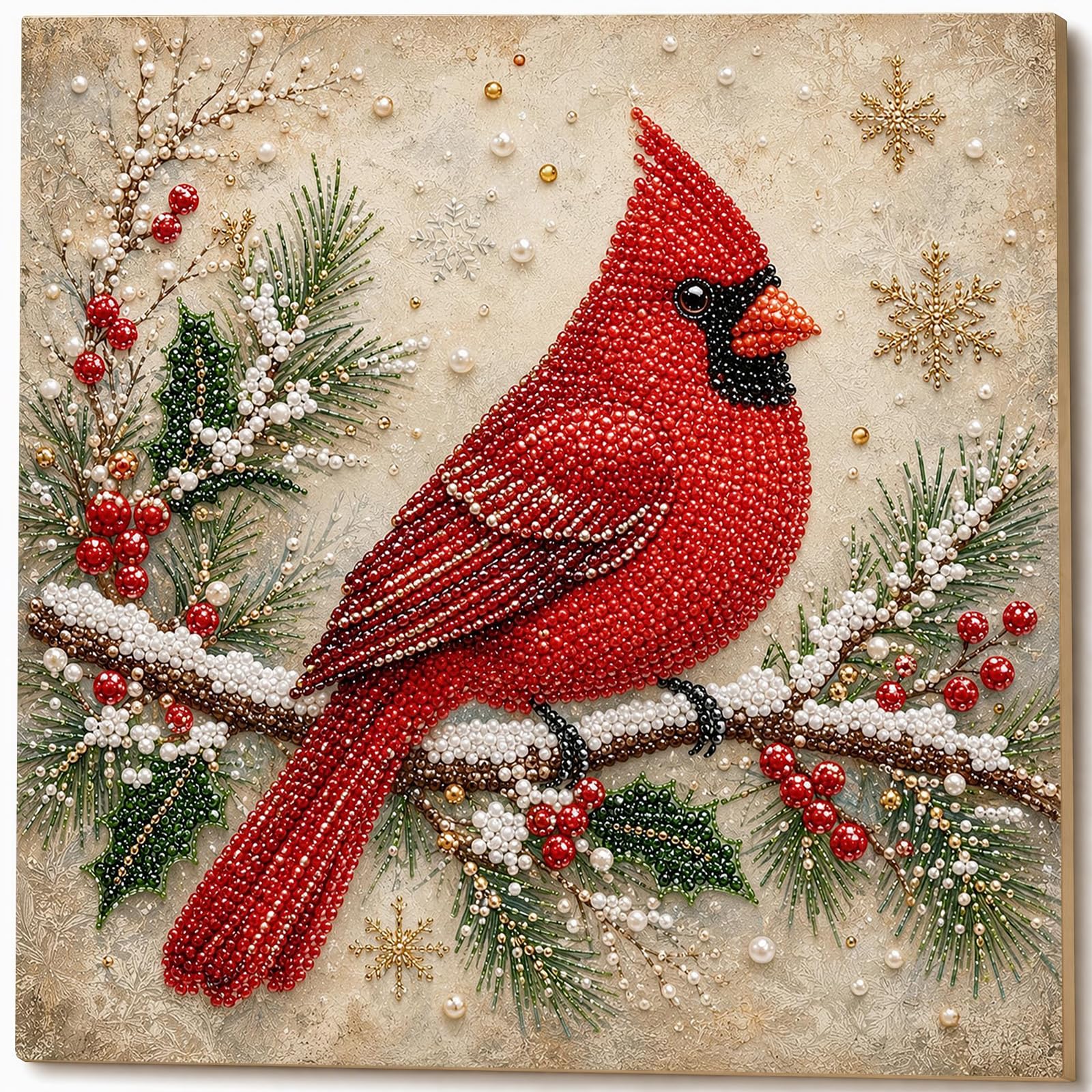 DIY Pearl Art Kits for Adults Christmas Diamond Painting Kits with Frames โ image 1