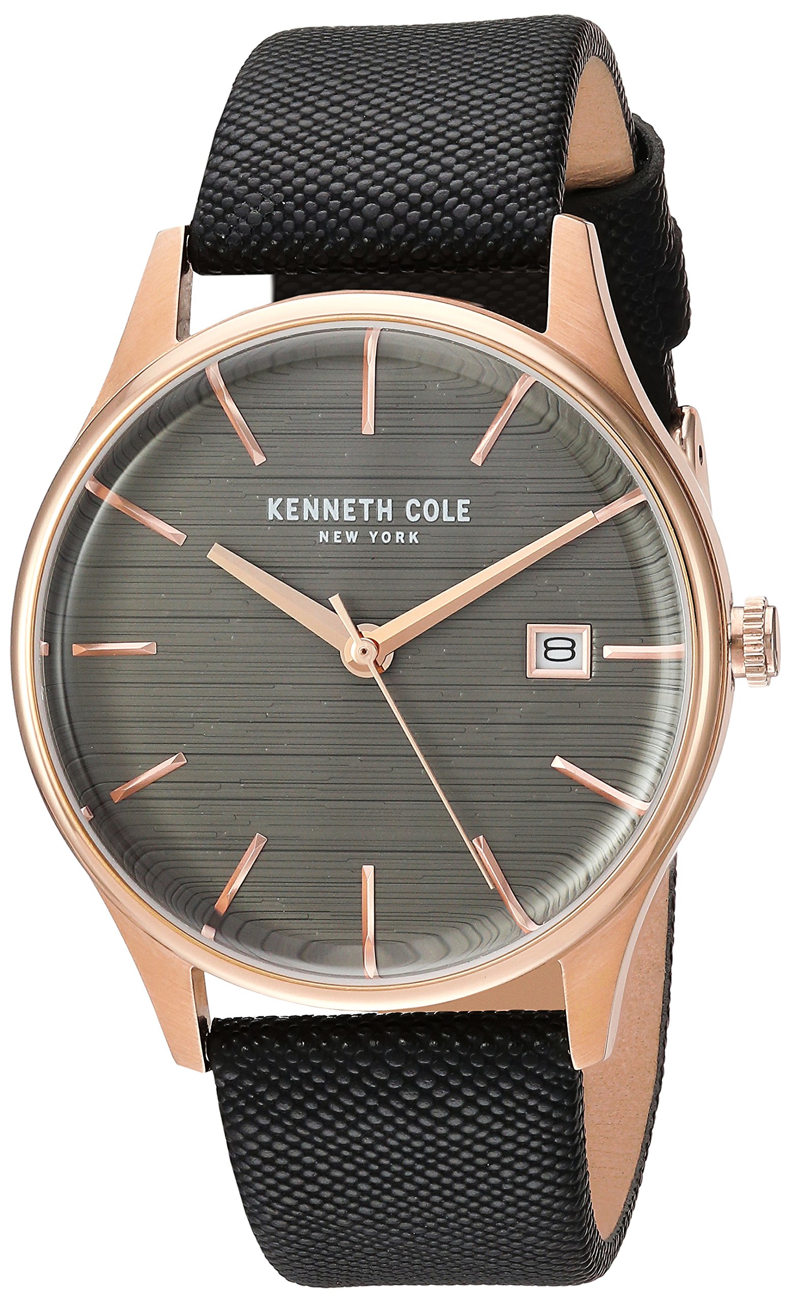 Women's Classic Watch with Black Leather Strap - KC15109001