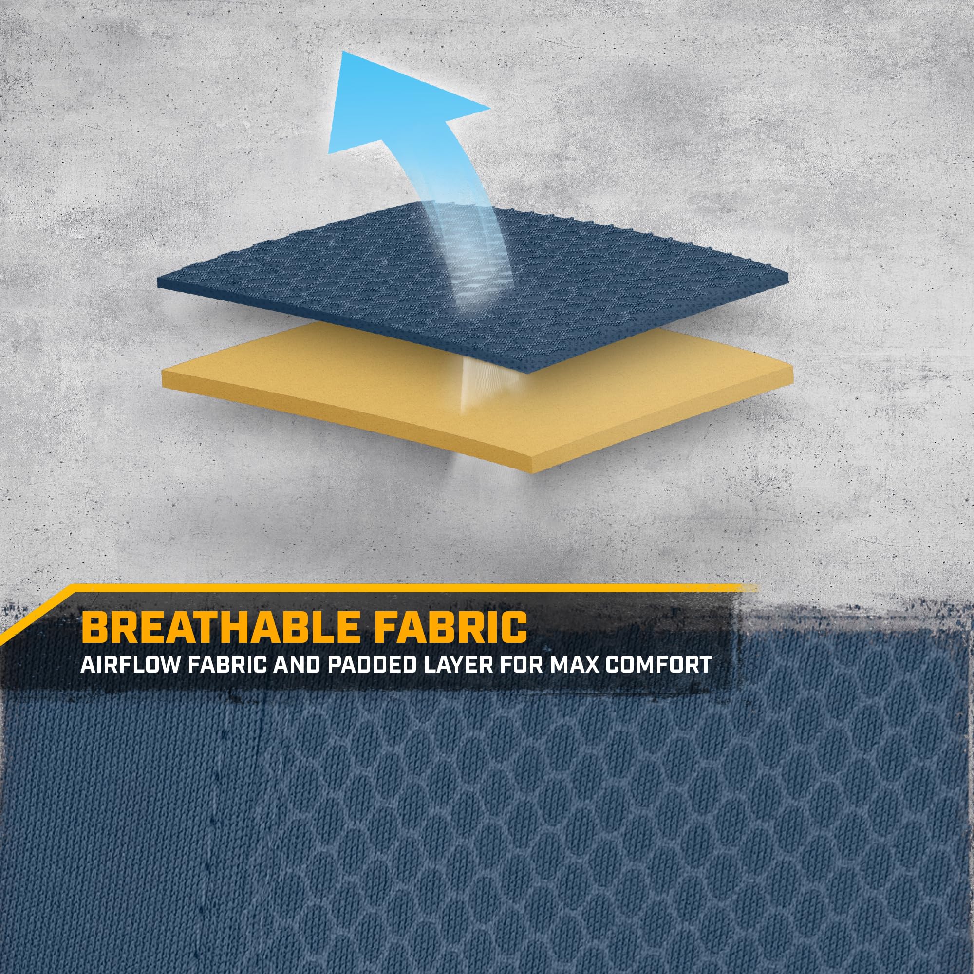 CAT Flexfit Black Blue Seat Covers for Cars Trucks SUV - 2 Front Car Seat Cover Front Seat — view 5