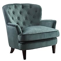 Atlantic Home Collection LEO-02 Sessel, Waldgrün, 1-Sitzer