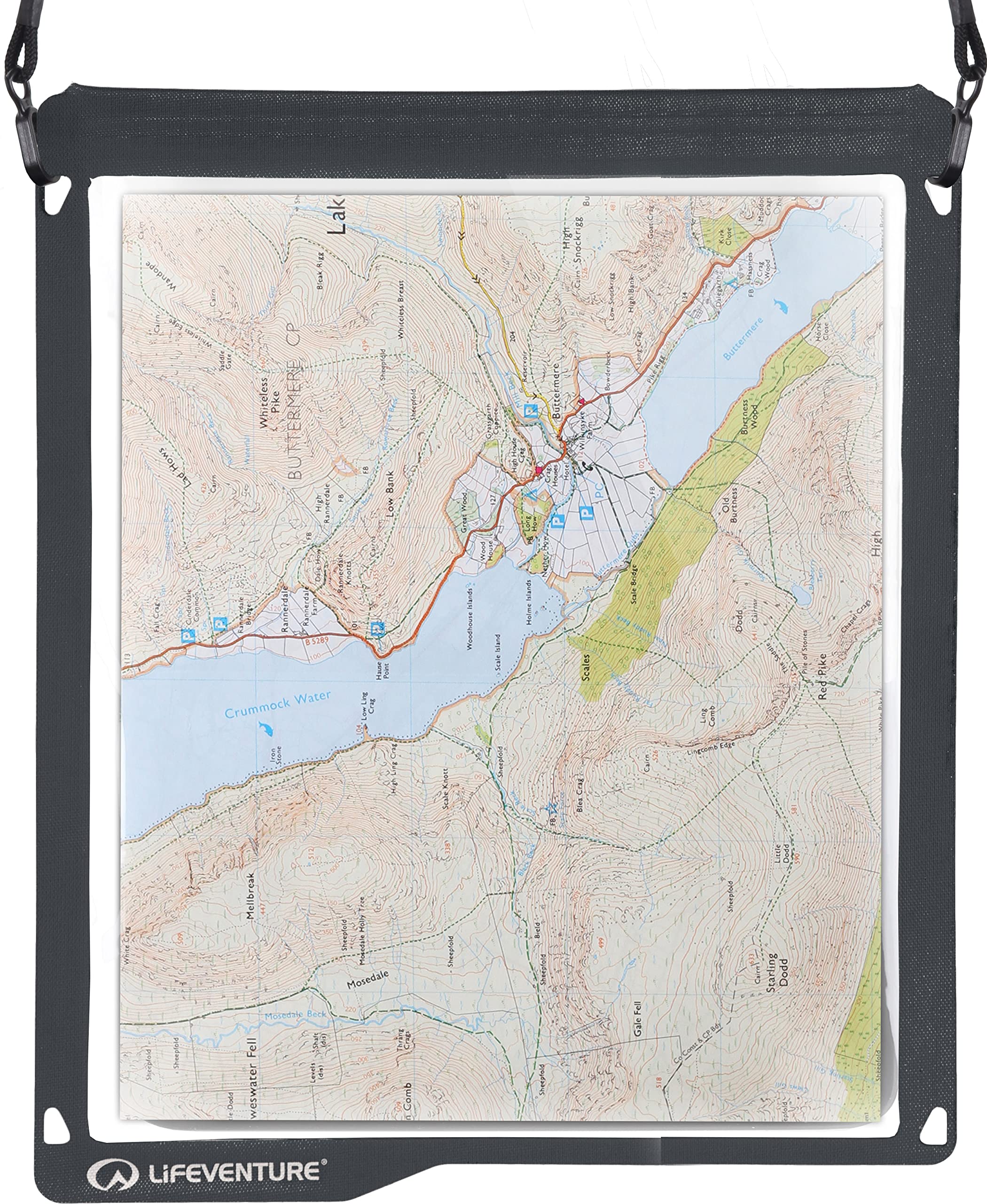 Lifeventure Waterproof Map Case in Grey