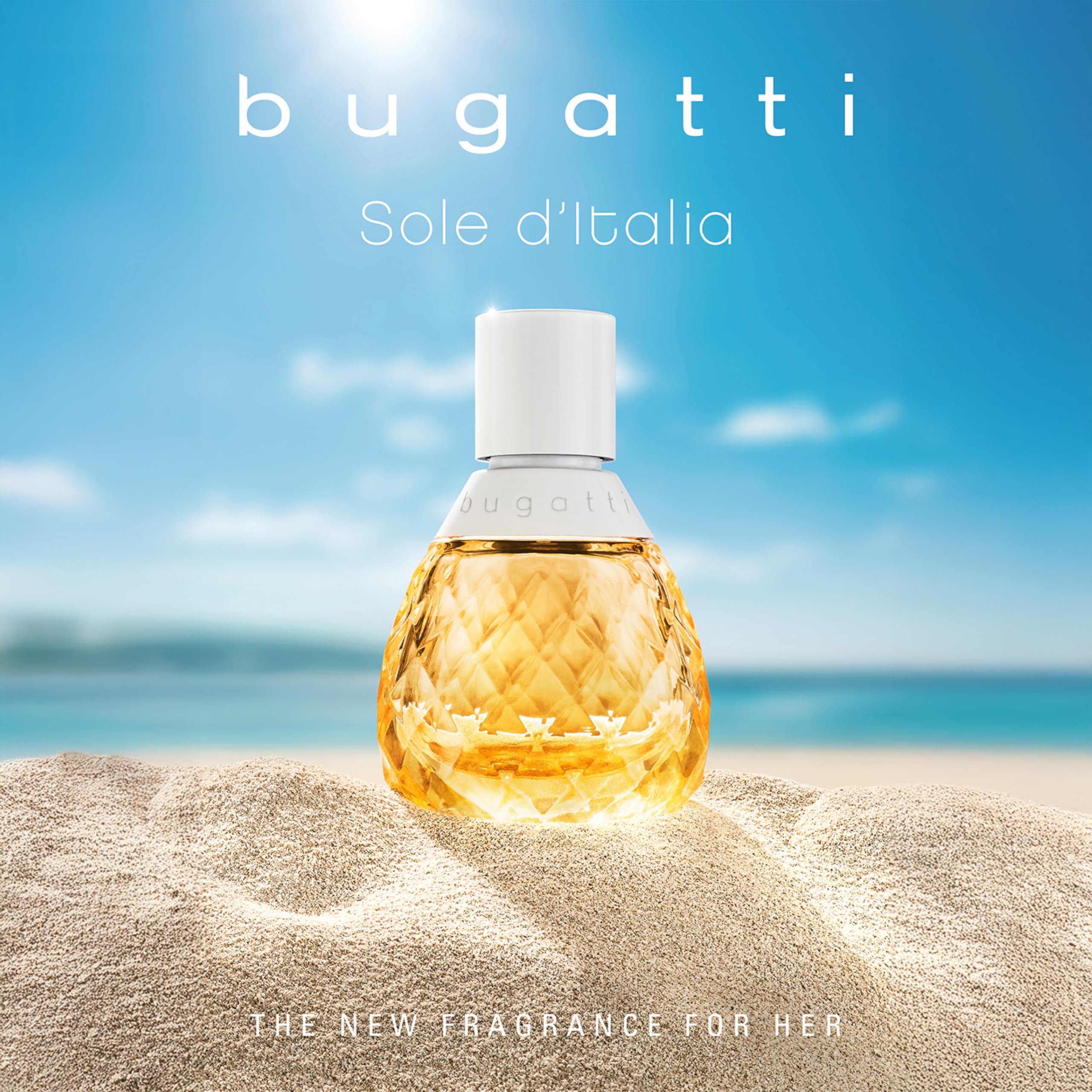 bugatti Parfüm Damen Sole d'Italia EdP 30ml I Sommerliches Damen Parfüm mit Nuancen aus Mandarine