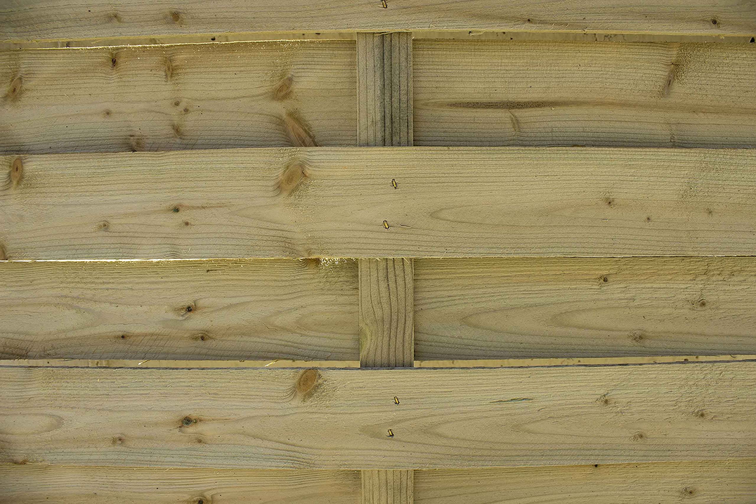 AVANTI TRENDSTORE - Larissa - 1x Recinto intrecciato in legno massiccio di pino, misura 90x180 cm